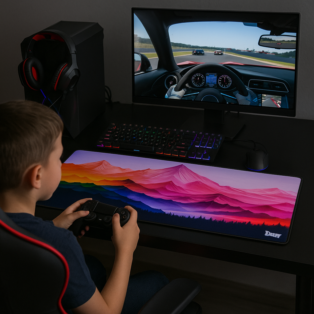 Mousepad Gamer XL Mapa Mundial 47